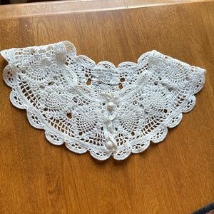Peking Handicrafts Lace Collar 100% Cottonn White “Ruth Bader Ginsburg Style”